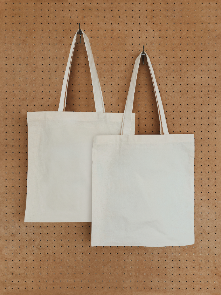 Tote Bag 2670 — Dual, canvas mockup surface