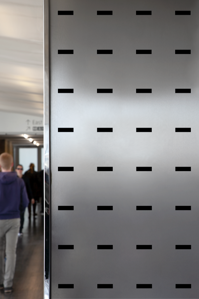 Wall 1944 — Metal mockup surface