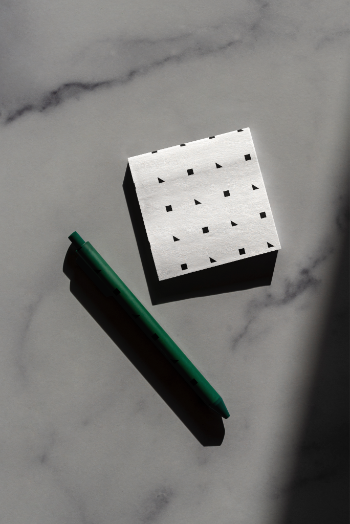 Notepad 2374 — With pen mockup surface