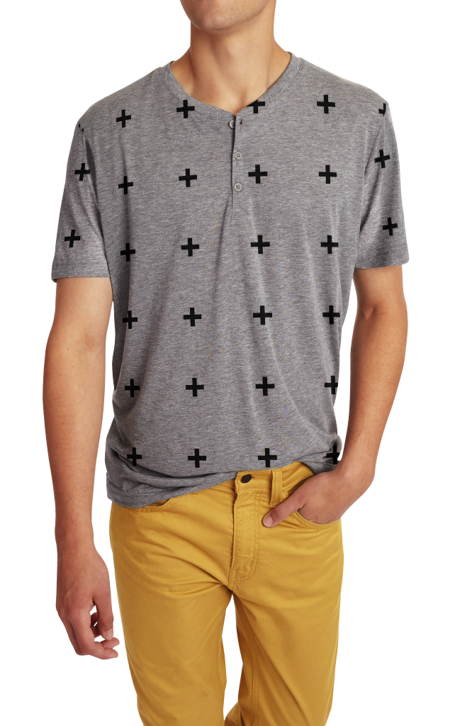Shirt 1688 — Gray, with buttons mockup surface
