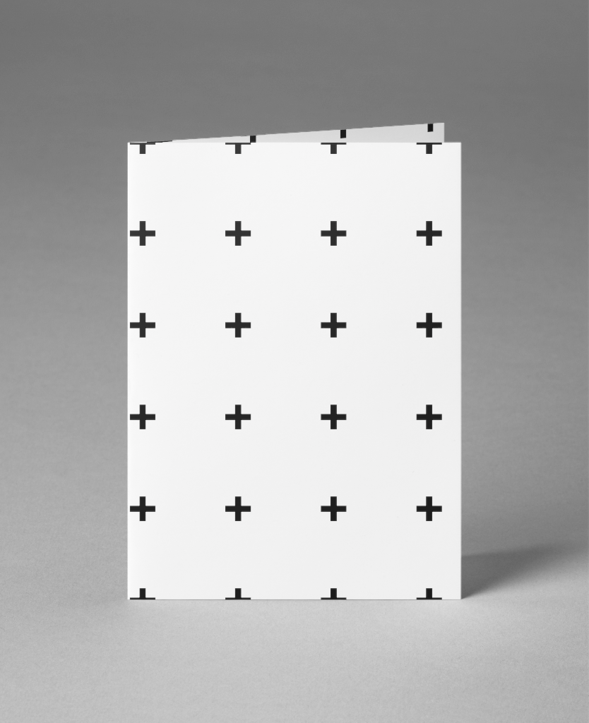 Card 5078 — Upright, folded mockup surface