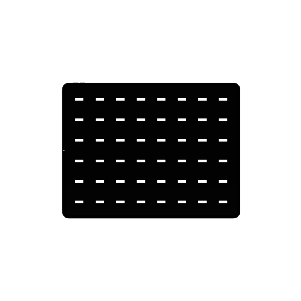 Plus Display 8105 — 12.0-inch tablet mockup surface