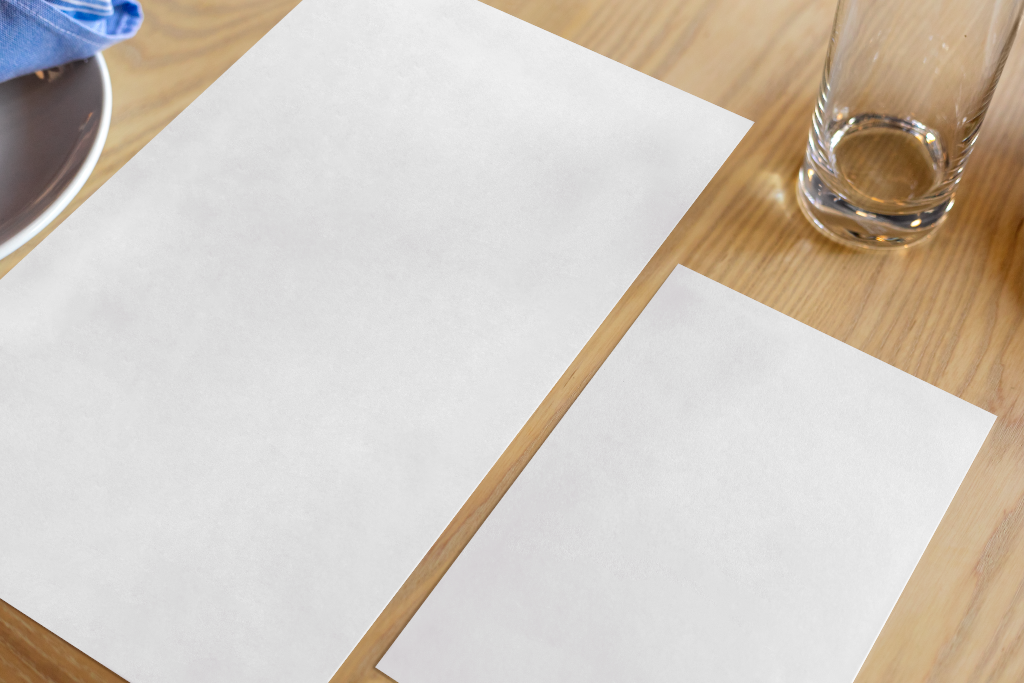 Flyer 2086 — Dual, on table mockup surface