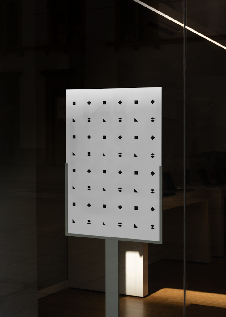 Poster 20 — Freestanding mockup surface