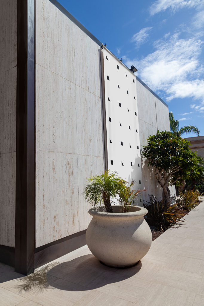 Banner 1844 — On building mockup surface