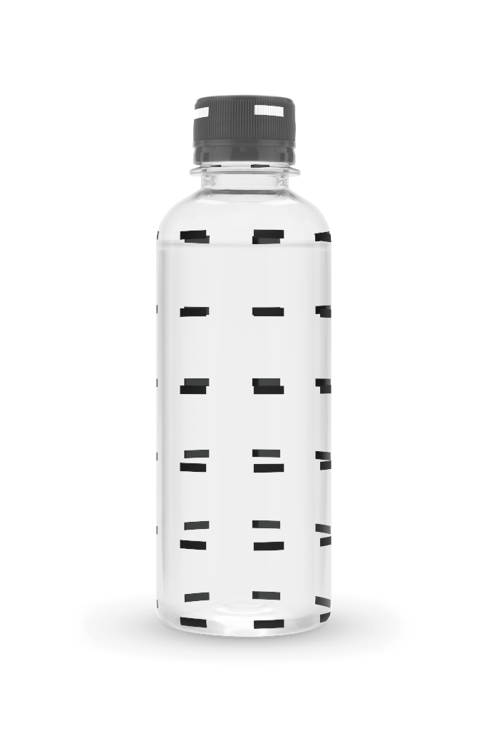 Packaging 0779 — Bottle, plastic mockup surface