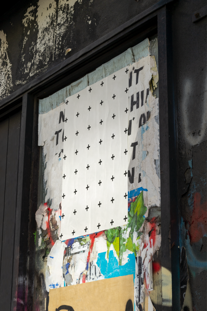 Poster 2485 — Wheatpaste, on wall mockup surface