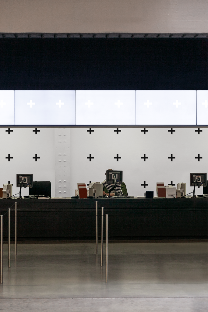 Sign 1951 — Multiple, backlit mockup surface