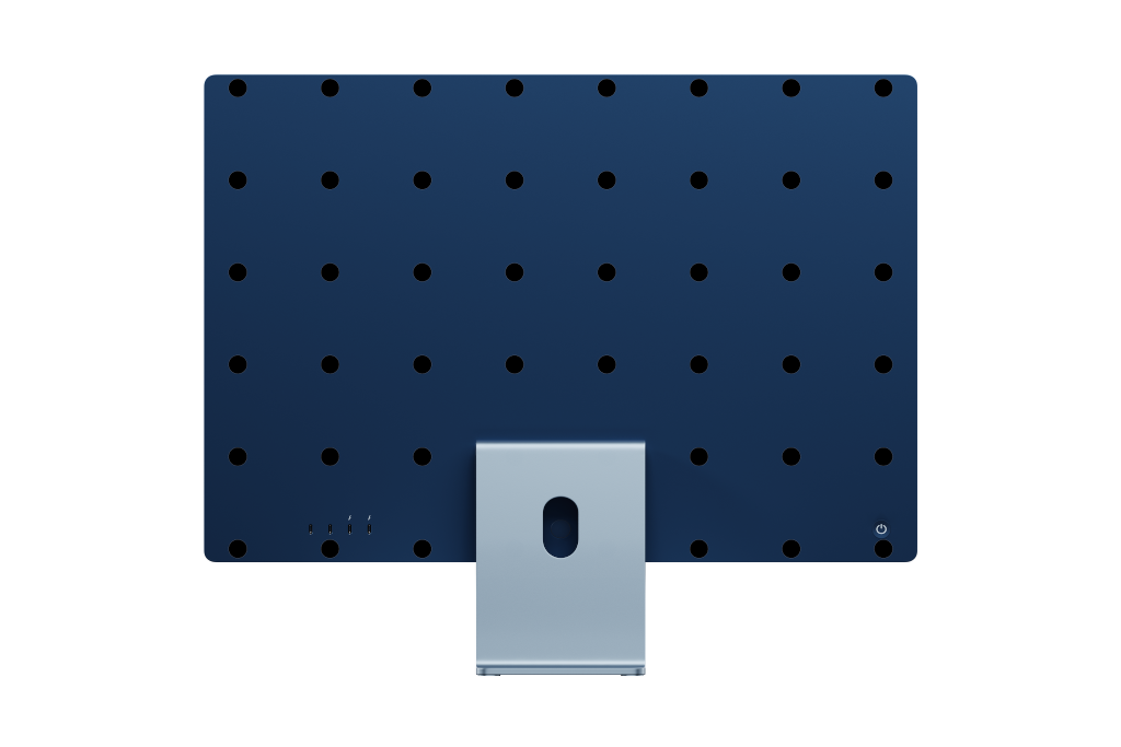 Object 2414 — 24-inch, blue mockup surface