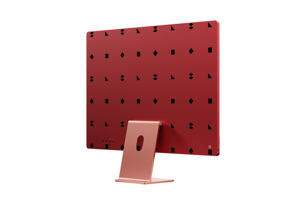 Object 2433 — 24-inch, pink mockup surface