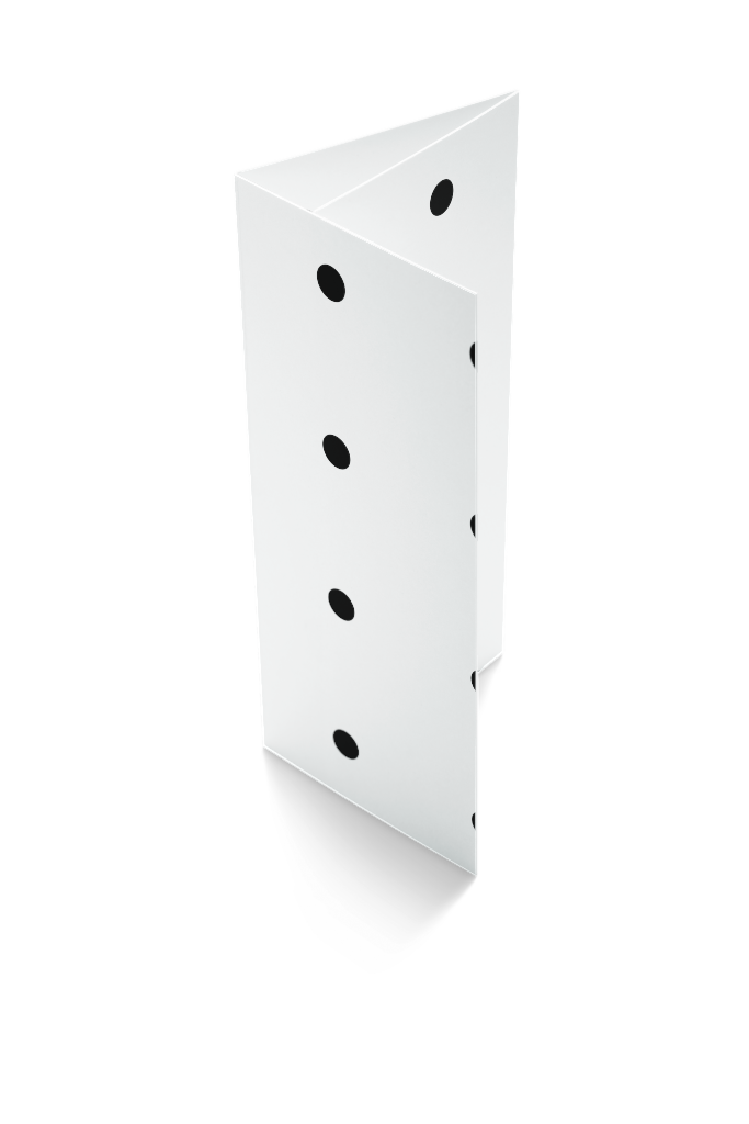 Brochure 0265 — Trifold, open mockup surface