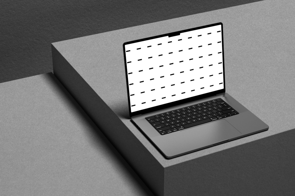 SL14_Macbook — Laptop mockup surface