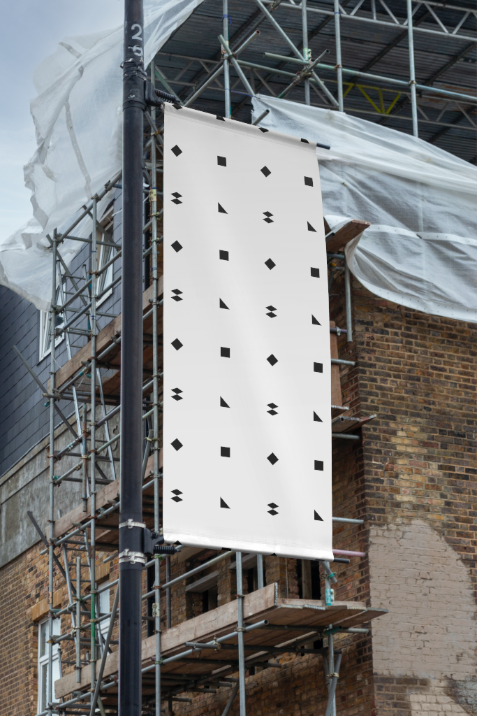 Banner 2286 — On post mockup surface