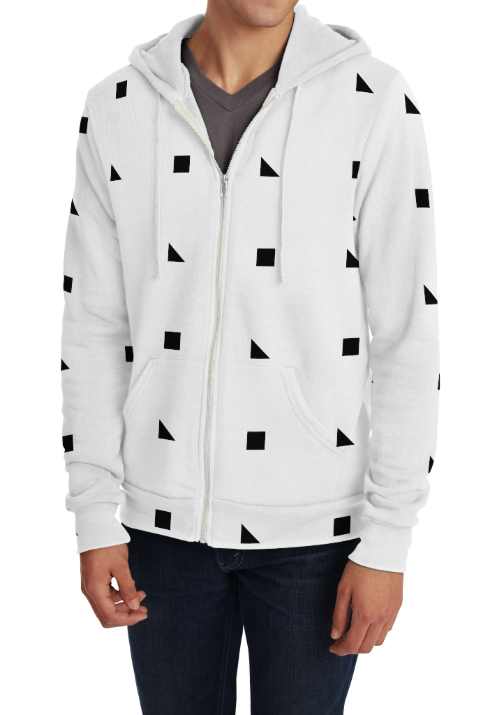 Clothing 1689 — Hoodie, with zipper mockup surface