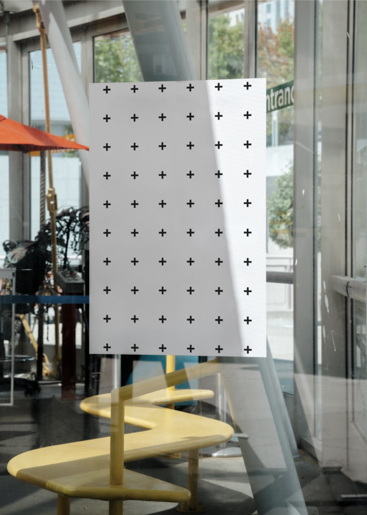 Poster C03 020 — On glass mockup surface
