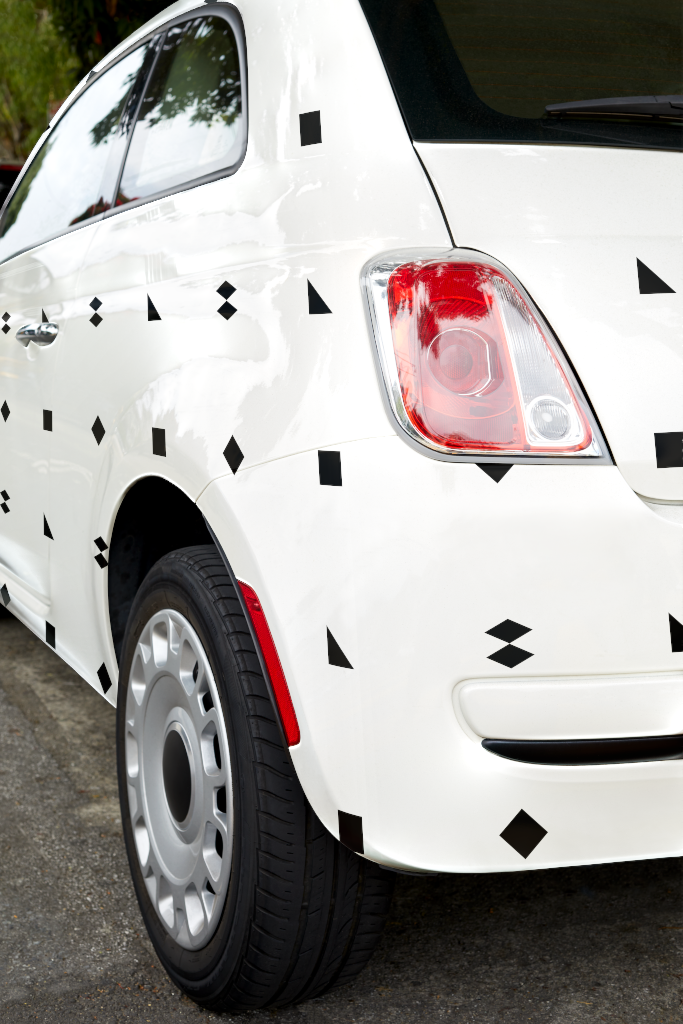 Car 1716 — Rear detail mockup surface