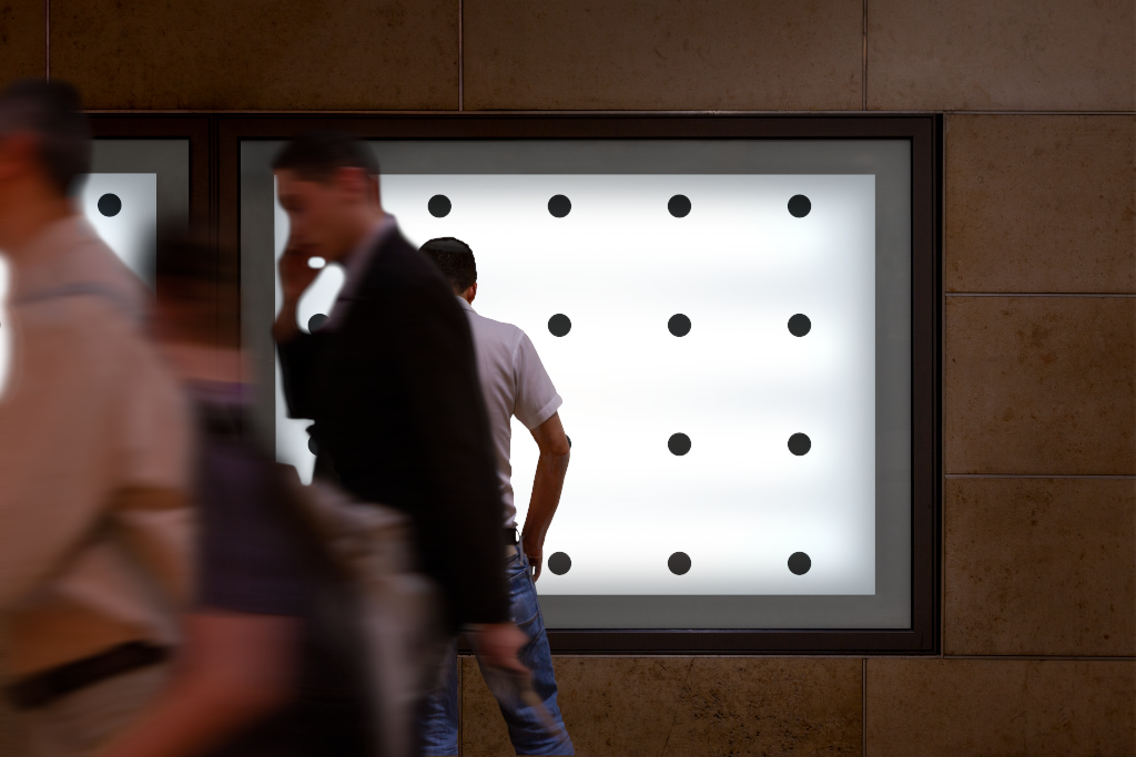 Billboard 1859 — Backlit mockup surface