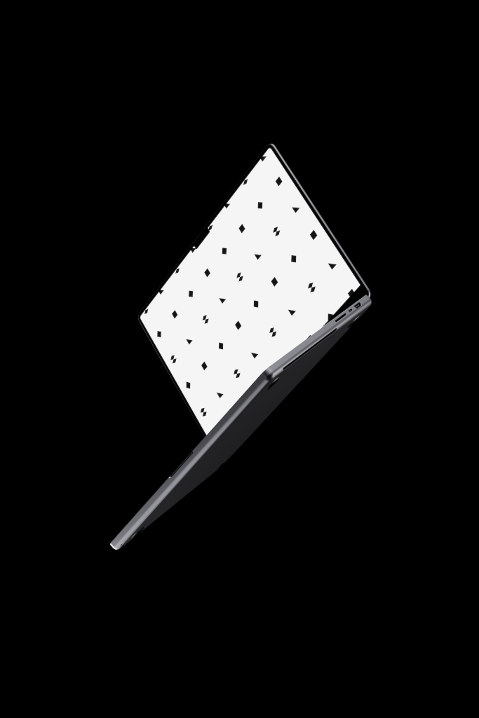 Display 2655 — 16-inch laptop mockup surface