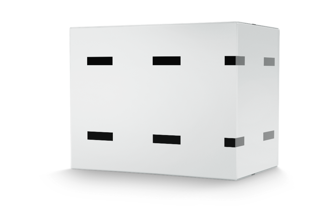 Box 0504 — Wide, 3x depth mockup surface