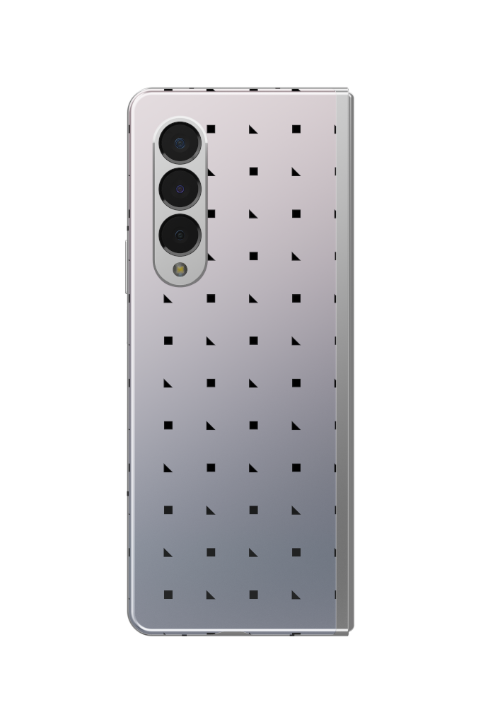 Object 2644 — Phone, Silver, Closed mockup surface