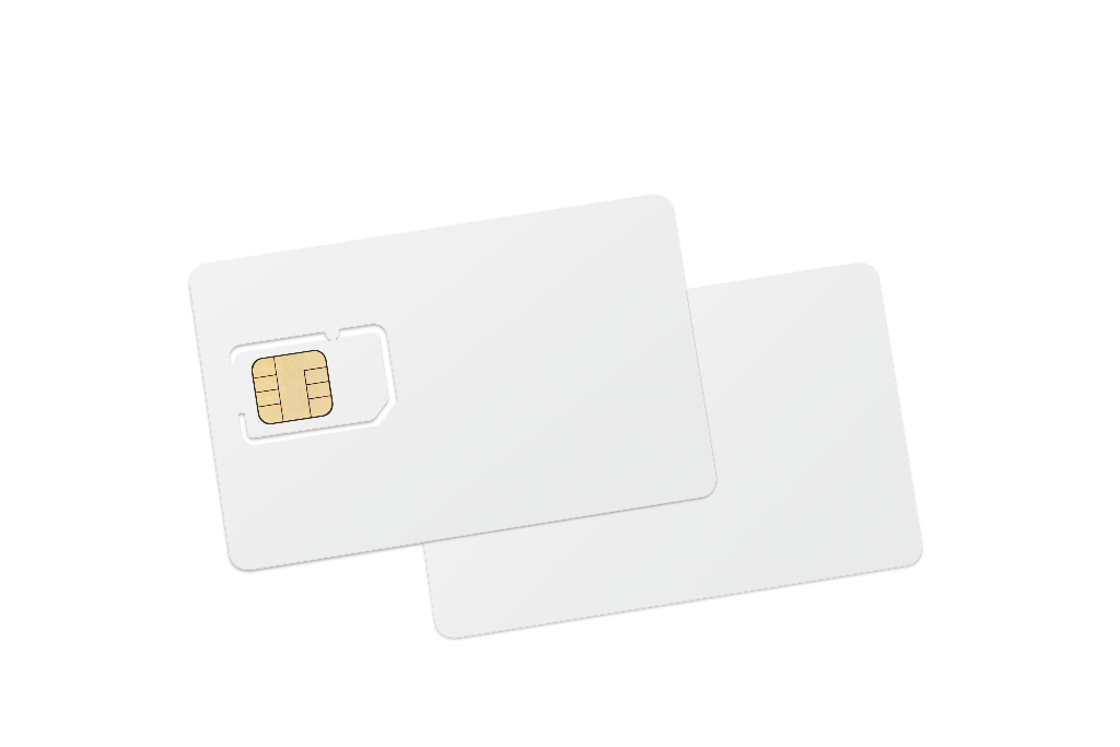 Phone Card 0542 — Double, squared mockup surface