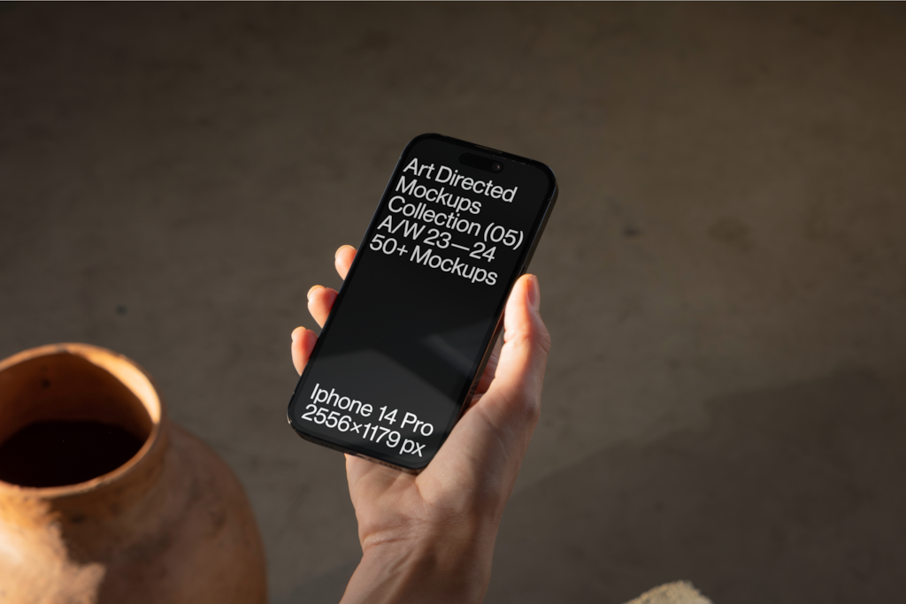 Iphone 14 Pro C05-050 — Phone mockup surface