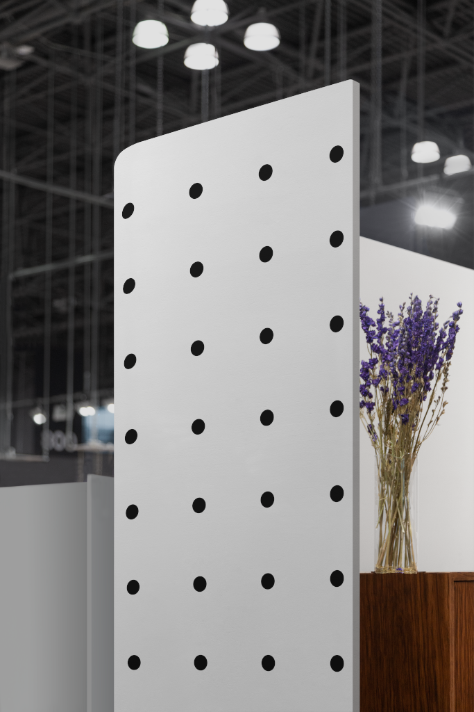 Wall 1405 — Trade show, wall detail mockup surface