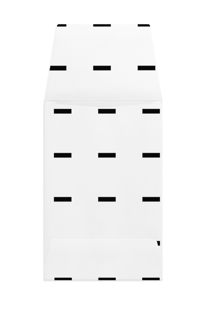 Envelope 1198 — Back, open mockup surface