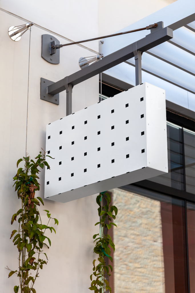 Sign 1838 — Hanging mockup surface