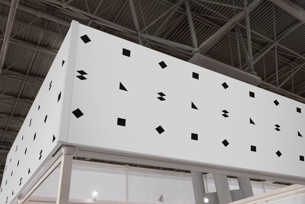 Sign 1615 — Trade show, panels mockup surface