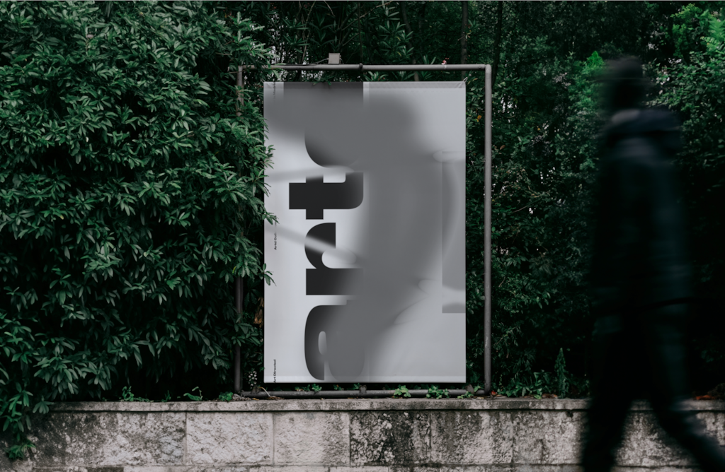 Poster C04 048 — Freestanding mockup surface