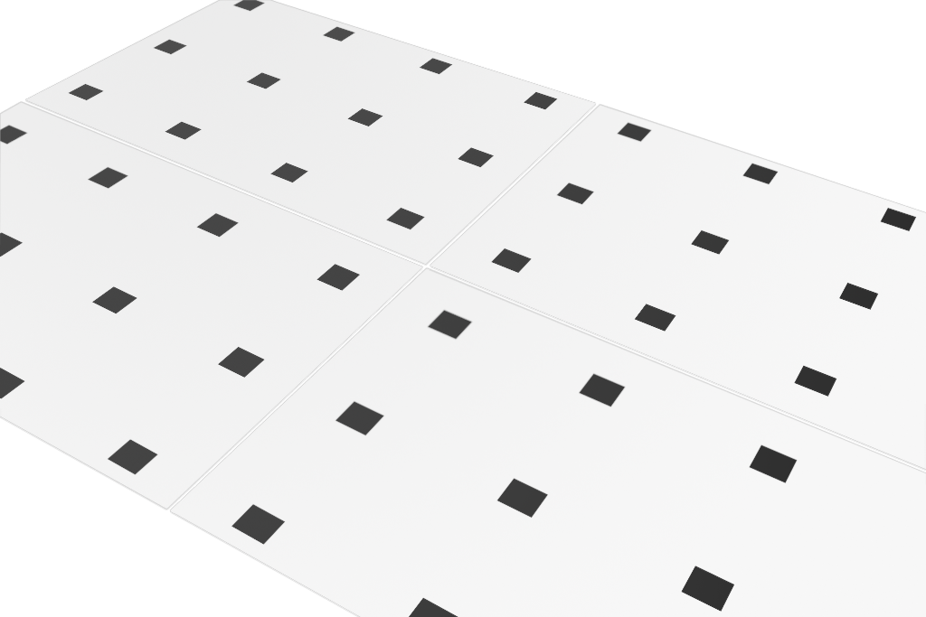 Card 0483 — Grid, four mockup surface