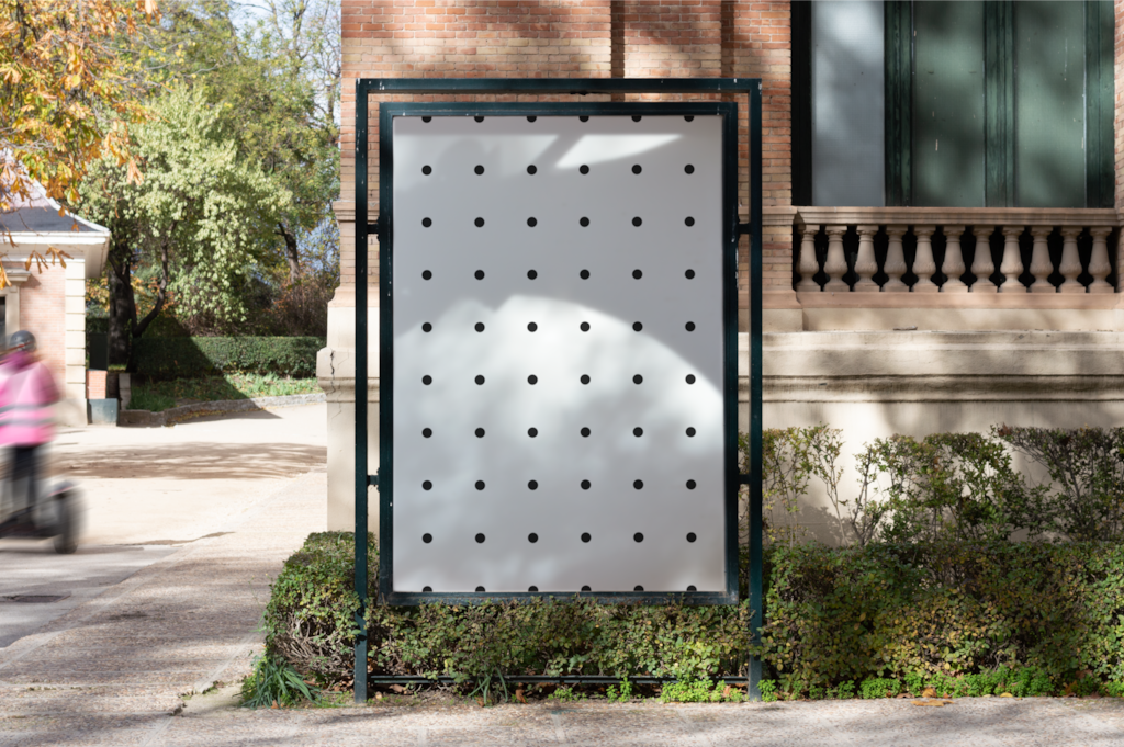 Poster C04 040 — Freestanding mockup surface