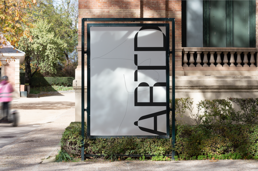 Poster C04 040 — Freestanding mockup surface