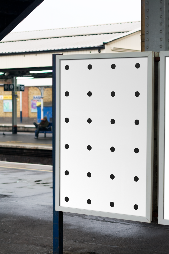 Poster 0384 — Freestanding  mockup surface