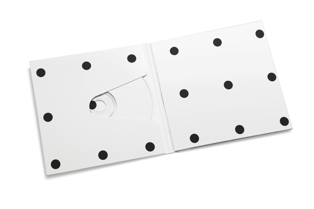 CD-DVD 0128 — Booklet and disc, open mockup surface