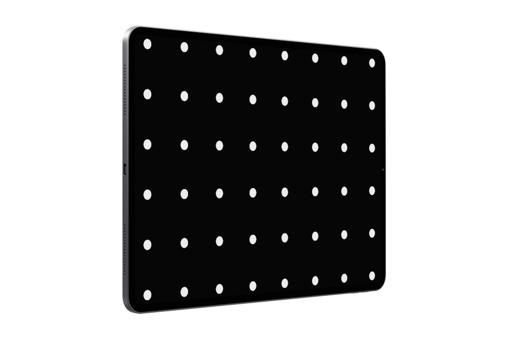 Display 2380 — Tablet, gray horizontal mockup surface