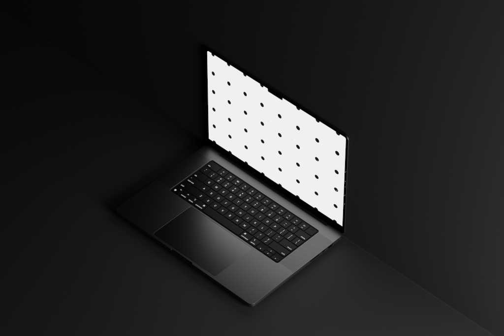 Display 2657 — 16-inch laptop mockup surface