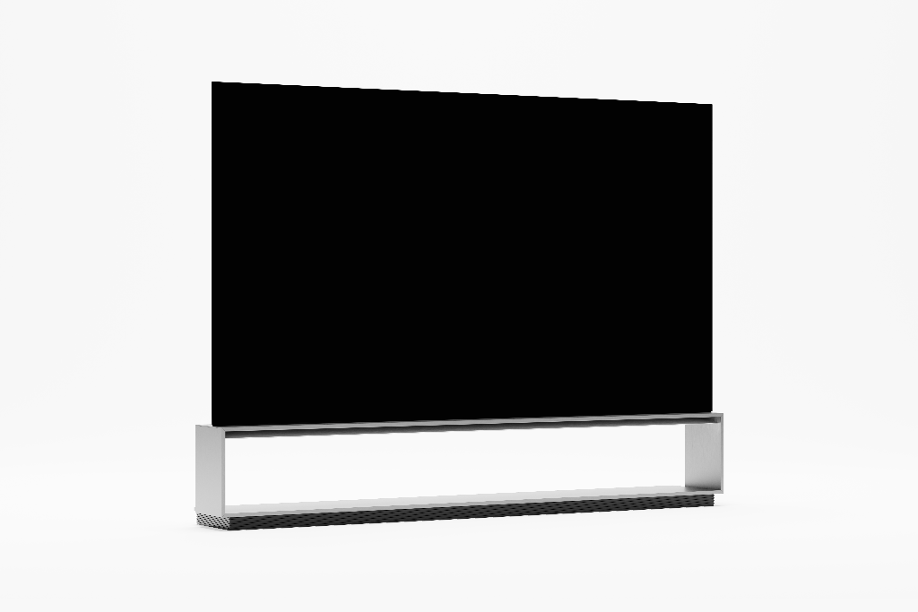 Display 2590 — TV, 88-inch, on stand mockup surface