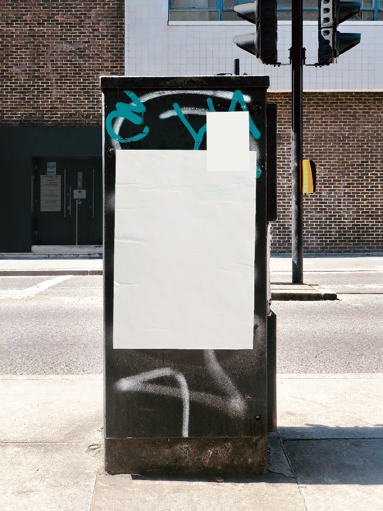 Poster 2515 — On box mockup surface