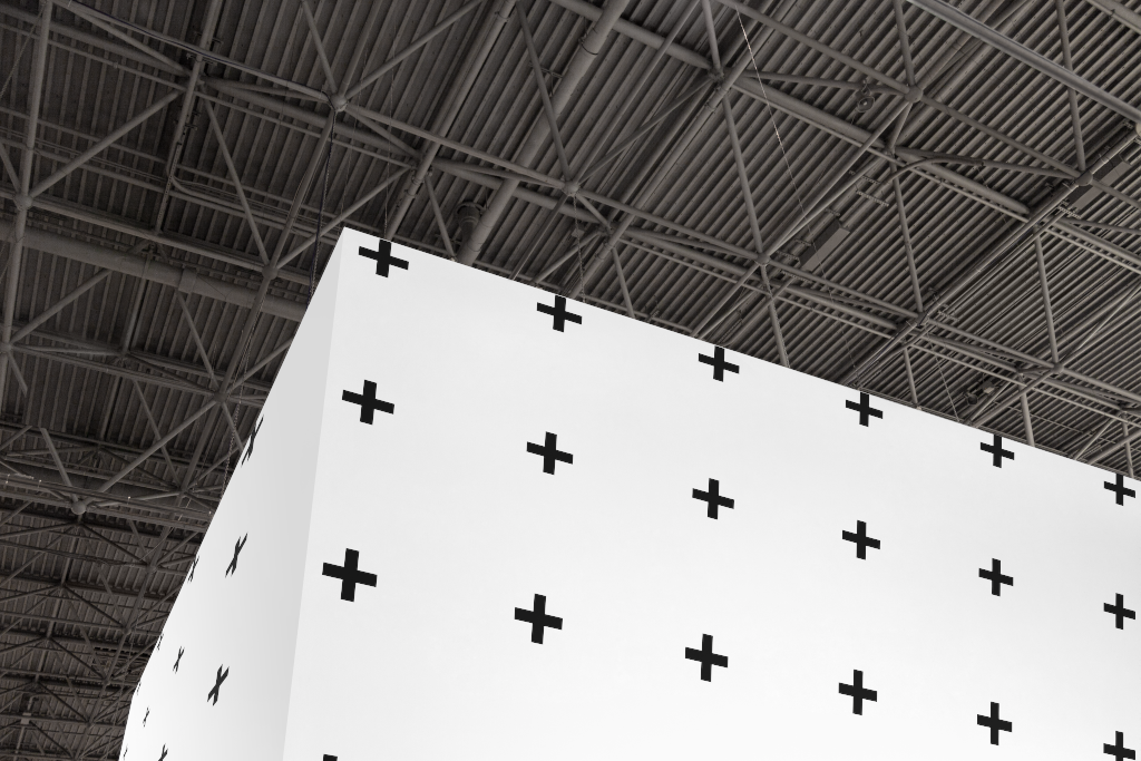 Wall 1395 — Trade show mockup surface