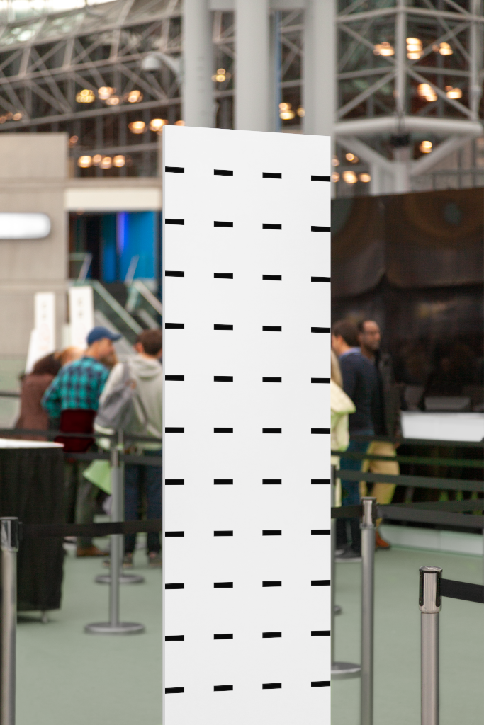 Sign 1589 — Standee mockup surface