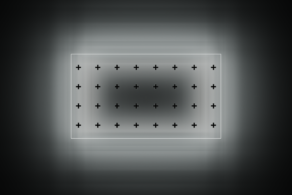 Display 2511 — TV, 70-inch, transparent mockup surface