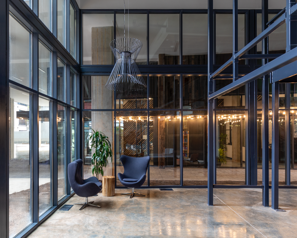 Wall 2016 — Glass mockup surface