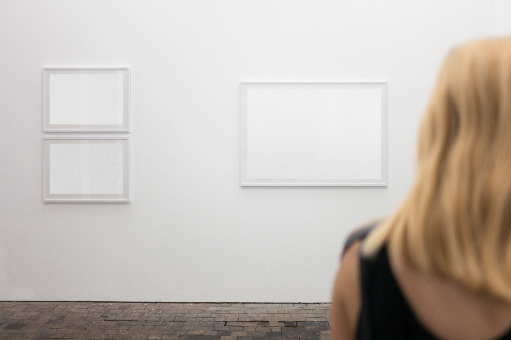 Print 2106 — Multiple, framed, on wall mockup surface