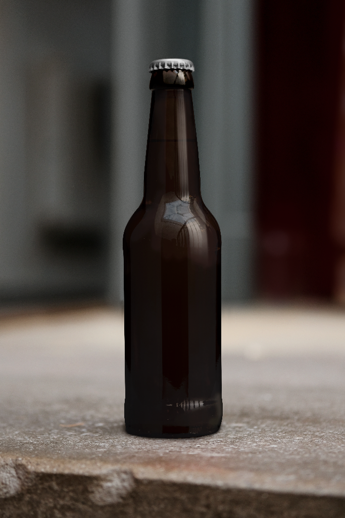 Bottle 1986 — Beer mockup surface