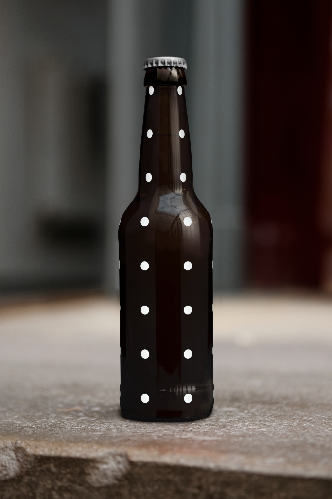 Bottle 1986 — Beer mockup surface