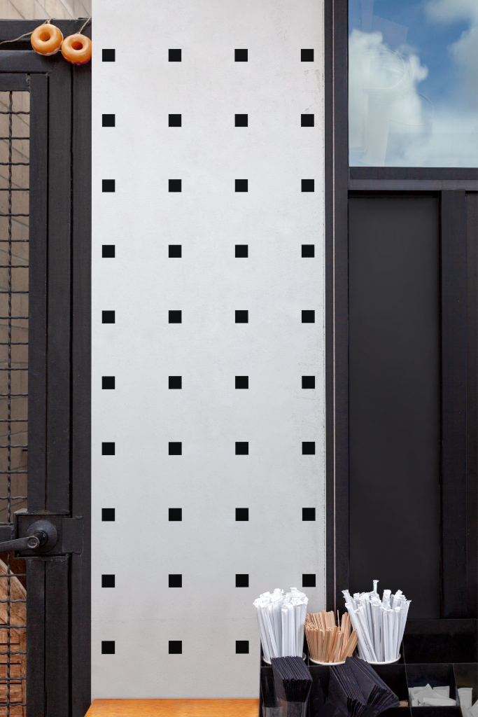 Wall 1797 — Outside cafe mockup surface