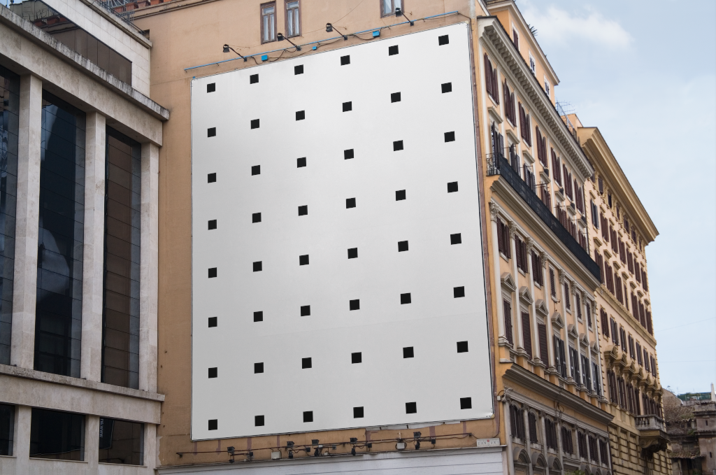 Billboard 0151 — Building wall mockup surface