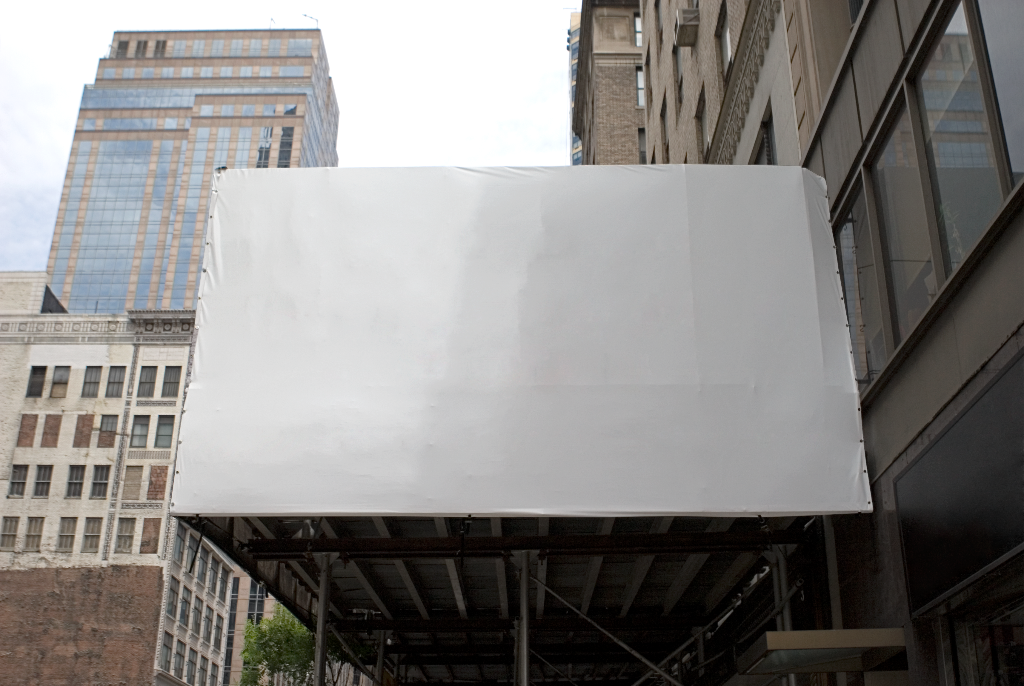 Billboard 0052 — Scaffolding 1 mockup surface